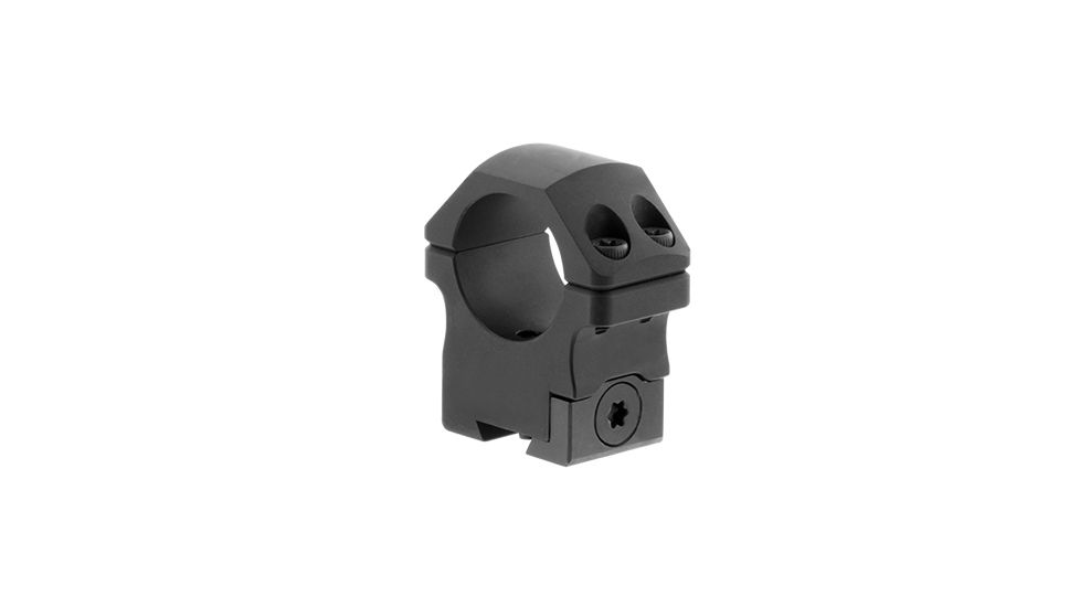 Leapers UTG PRO 1in/2PCs Medium Profile P.O.I Dovetail Rings, Black RDU012515