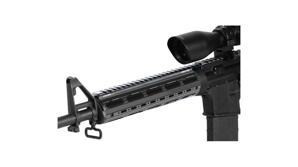 Leapers UTG PRO Model 4/15 Mid Length Super Slim Drop-in Handguard, MTU007SS, EDEMO2