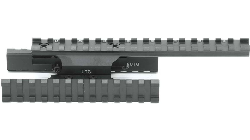 Leapers UTG Tactical Mosin Nagant Tri-Rail Mount, Black, No Gunsmithing, MNT-MNTR01