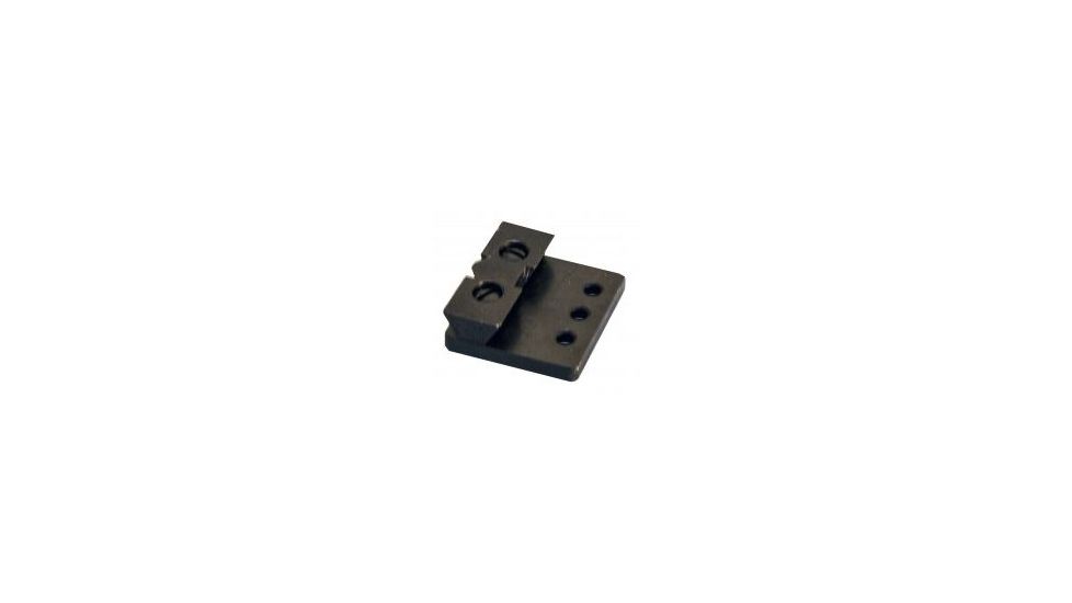 Hi-Lux 1/2inch 60 Degree Bases Drilled, Matte Black M050SB