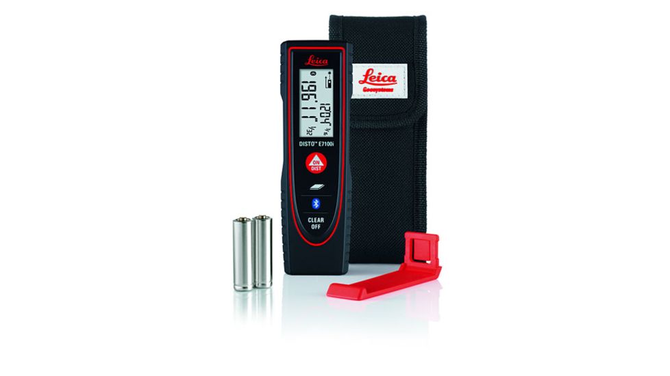 Leica Disto E7100i Laser Distance Meter up to 200ft,Black/Red 812806