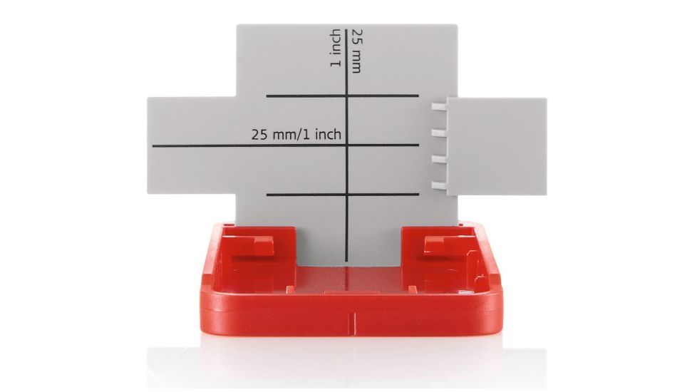 Leica Disto GZM3 DISTO Template/Countertop Target Plate, Red/White 820943