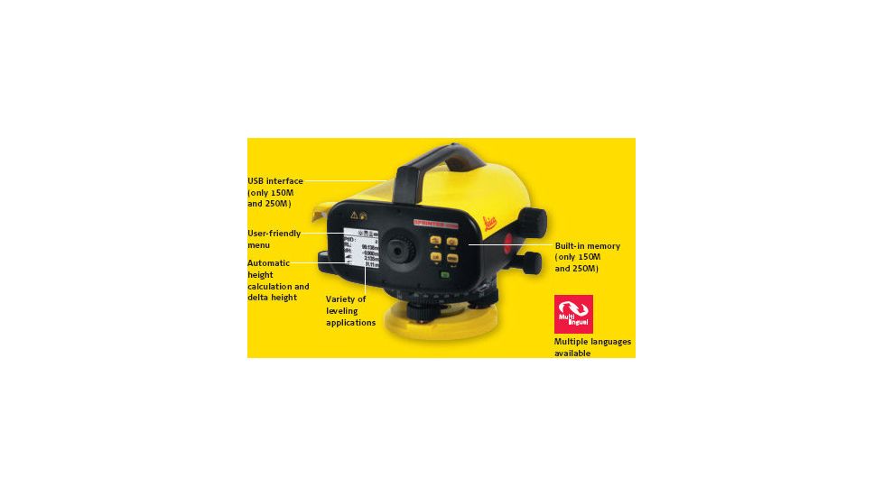 Leica Geosystem Sprinter 150M Electronic Level Device