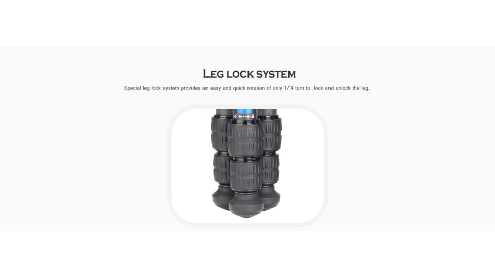 Leofoto LS-223C X Version Mini Ranger Series Tripod, Ballhead Set, Black, LS-223CX+LH-25