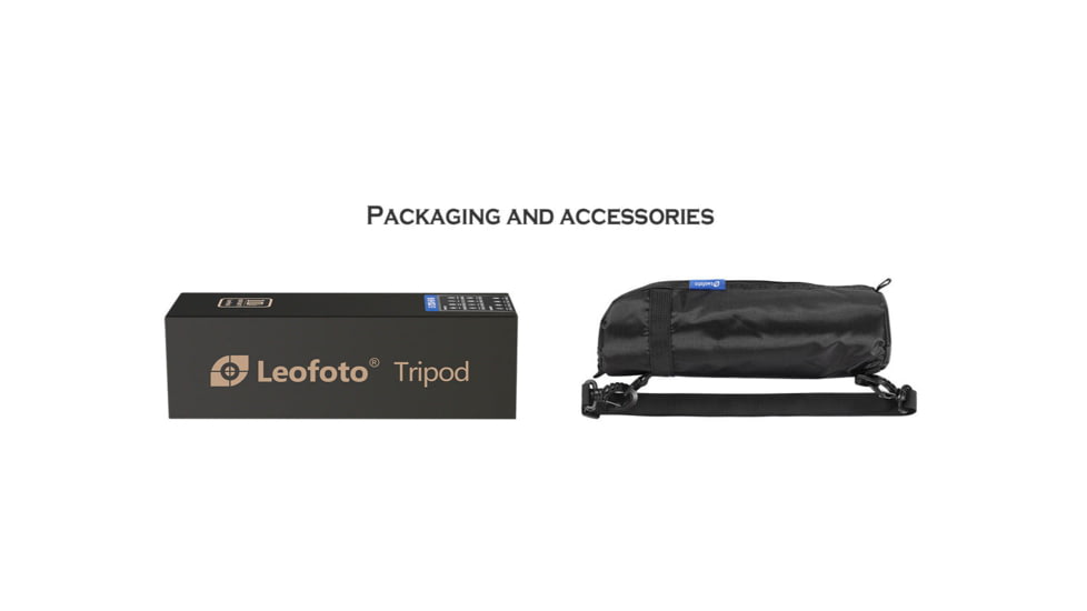 Leofoto LS-223C X Version Mini Ranger Series Tripod, Ballhead Set, Black, LS-223CX+LH-25