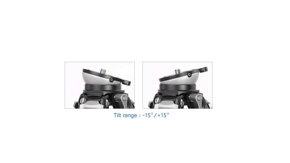 Leofoto LS-223CEX X Verison Table/Ground Mini Tripod w/ Integrated Leveling Base, Black, LS-223CEXX