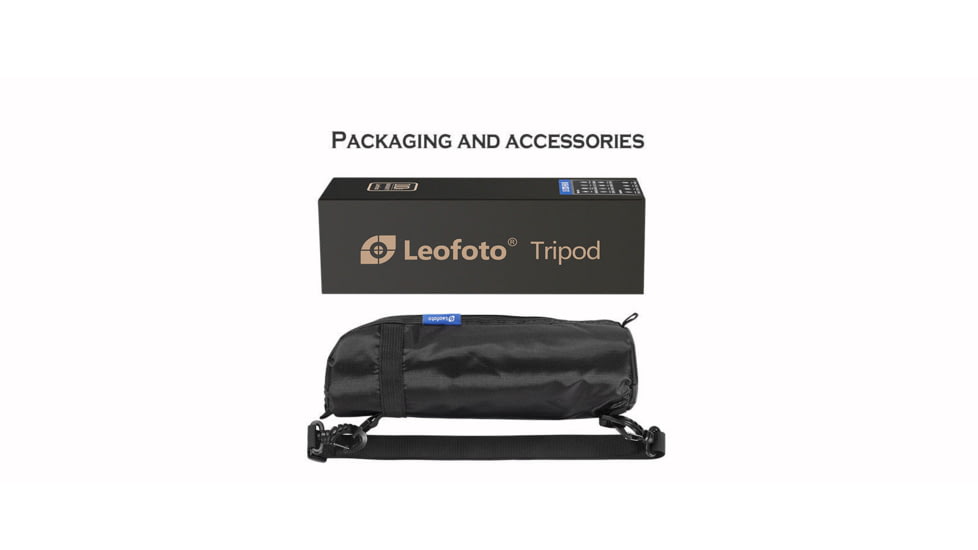 Leofoto LS-223CEX X Verison Table/Ground Mini Tripod w/ Integrated Leveling Base, Black, LS-223CEXX