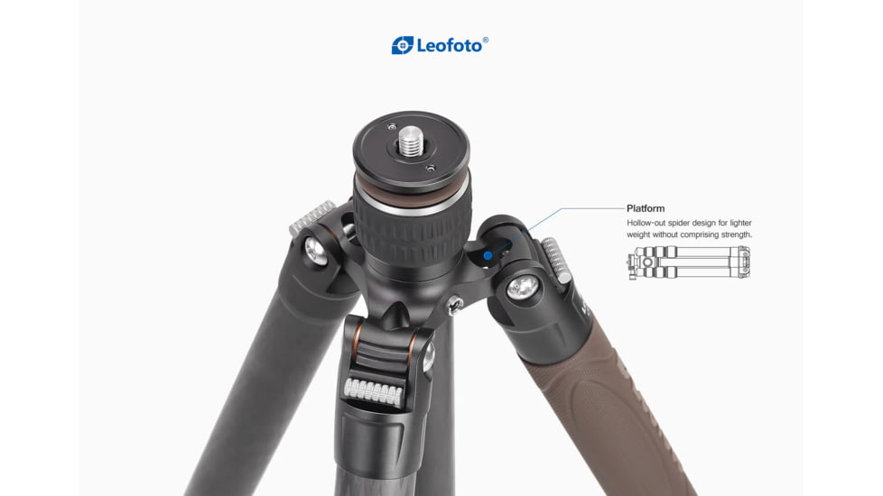 Leofoto LX-224CT/XB-32Q Reversible Travel Tripod w/ Ball Head Set, Black, LX-224CT+XB-32Q