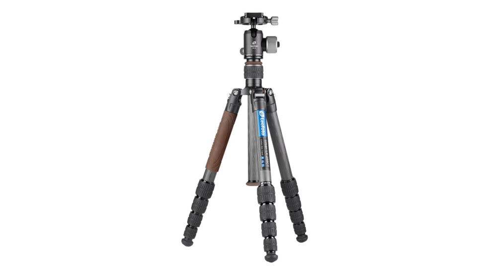 Leofoto LX-255CT/XB-32 Reversible Travel Tripod w/ Ball Head Set, Black, LX-255CT+XB-32