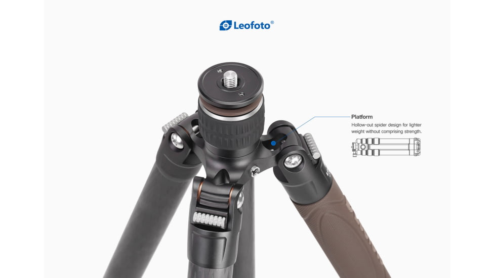 Leofoto LX-284CT/XB-38 Reversible Travel Tripod w/ Ball Head Set, Black, LX-284CT+XB-38