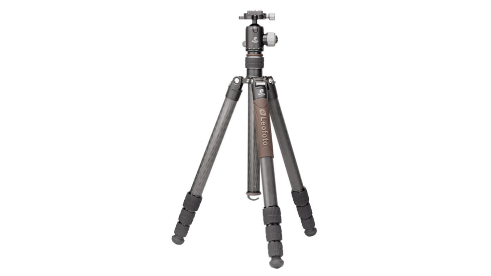 Leofoto LX-324CT/XB-38 Reversible Travel Tripod w/ Ball Head, Black, LX-324CT+XB-38