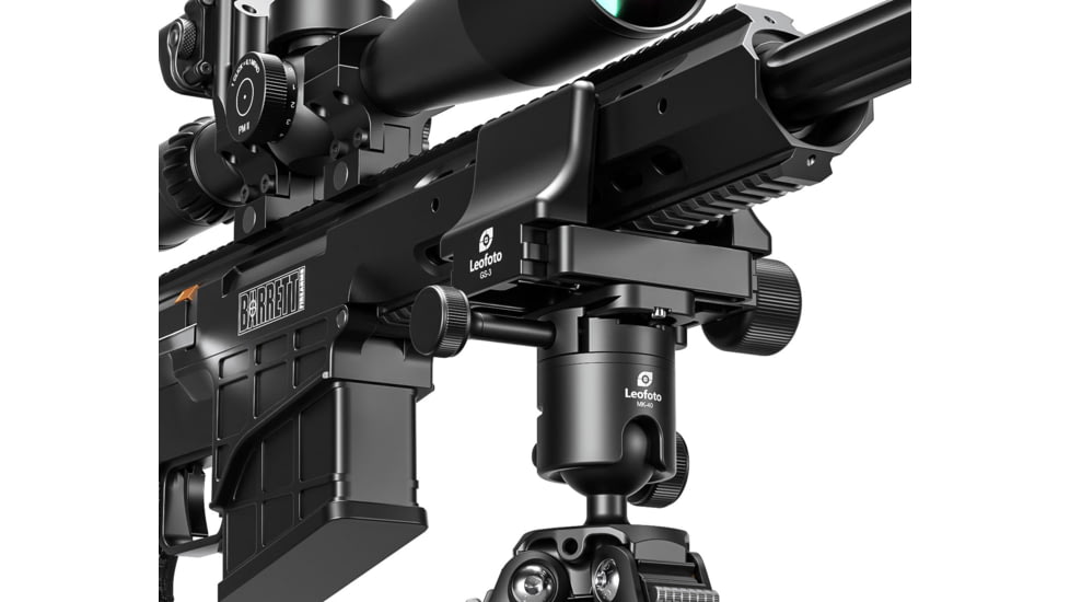 Leofoto SA-364CX/MK-40X/GS-3 Outdoors Tripod w/ Ball Head and Clamp Set, Black, SA-364CX+MK-40X+GS-3