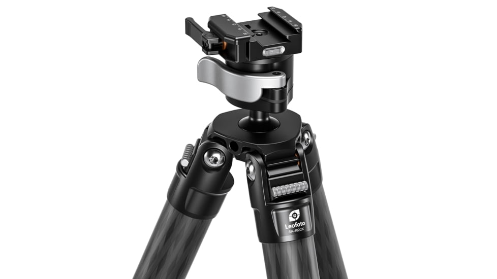 Leofoto SA-364CX/MA-40X Outdoors Tripod w/ Rapid Lock Ballhead, Black, SA-364CX+MA-40X