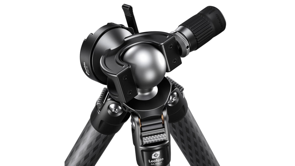 Leofoto SA-402CX/MH-X Outdoors Tripod w/ Dynamic Ball Head Set, Black, SA-402CX+MH-60X