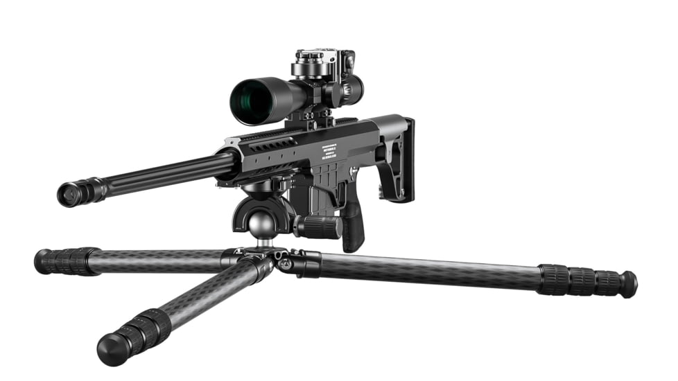 Leofoto SA-402CX/MH-X Outdoors Tripod w/ Dynamic Ball Head Set, Black, SA-402CX+MH-60X