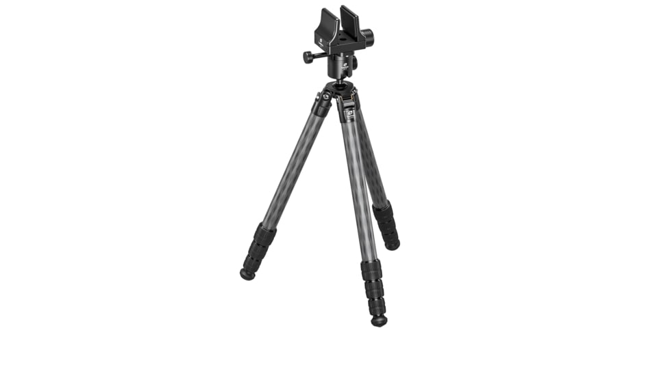 Leofoto SA-324CX/MK-40X/GS-3 Outdoors Tripod w/ Ball Head and Clamp Set, Black, SA-324CX+MK-40X+GS-3