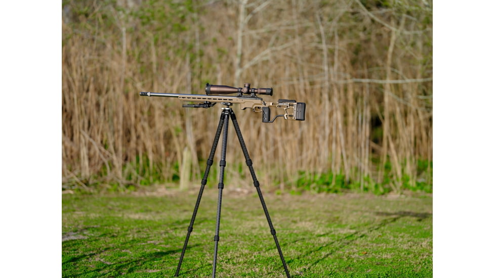 Leofoto ST-364CLX Outdoors Tripod w/ Integrated Lever-Control Ballhead&amp;Lever-Release Clamp, Black, ST-364CLX