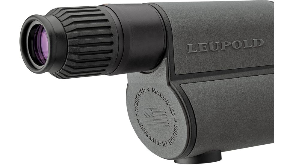 Leupold 12-40x60mm HD Golden Ring Spotting Scope, Impact Reticle, Shadow Gray, 120373