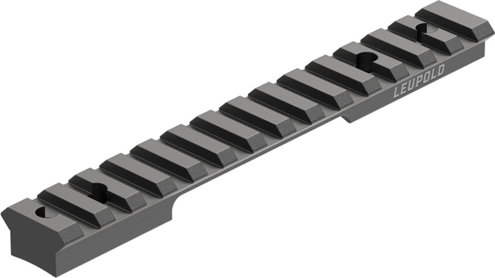 Leupold BackCountry Cross-Slot Remington 700, Short Action, 1 Piece, Rifle Rail Mount, Matte Black, 187340
