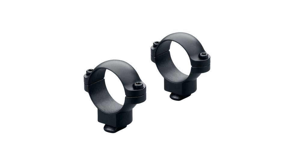 Leupold Dual Dovetail DD Rings, Universal, 1 in, Super Low, Matte, Black, 60629
