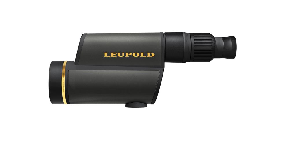 Leupold 12-40x60mm HD Golden Ring Spotting Scope, Impact Reticle, Shadow Gray, 120373