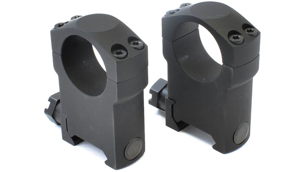 Leupold Mark 4 Mounting Rings, 1in, Super High, Matte Black, Aluminum, 57526