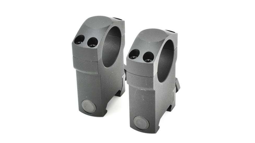 Leupold Mark 4 Mounting Rings, 1in, Super High, Matte Black, Aluminum, 57526