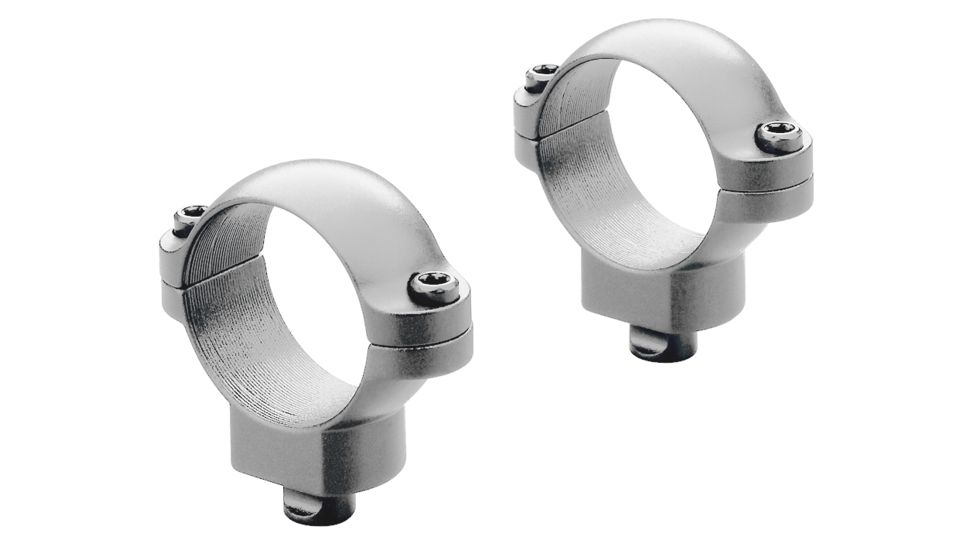 Leupold Quick Release Rifle Scope Rings, 1in Diameter, High, Silver