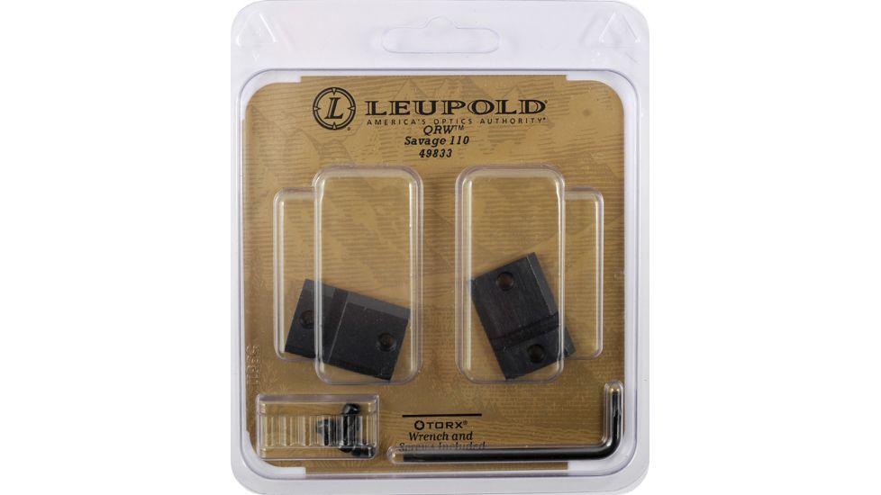Leupold Quick Release Weaver Style 2 Piece Base, Gloss Black 49833