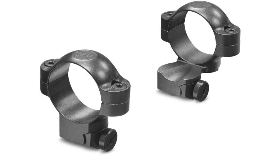 Leupold Rifle Scope Mount Rings, 1in, Ruger #1 &amp; 77/22, High Extension, Matte Black 52307