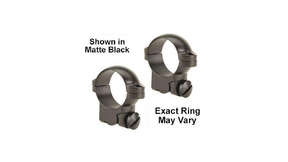 Leupold Rifle Scope Mount Rings, 1in, Ruger M77, High Extension, Matte Black 52301