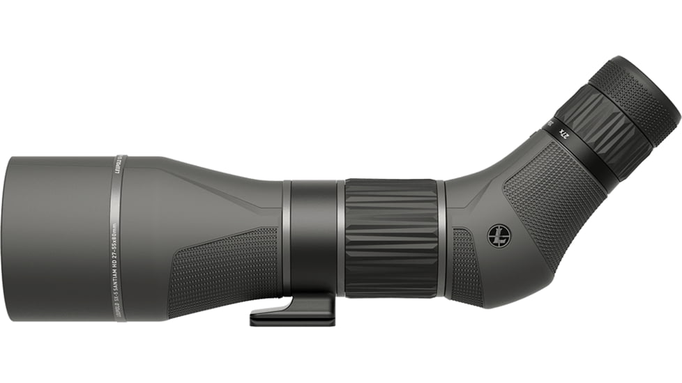 Leupold SX-5 Santiam HD 27-55x80 Spotting Scope, Angled, Grey/Black, 185605