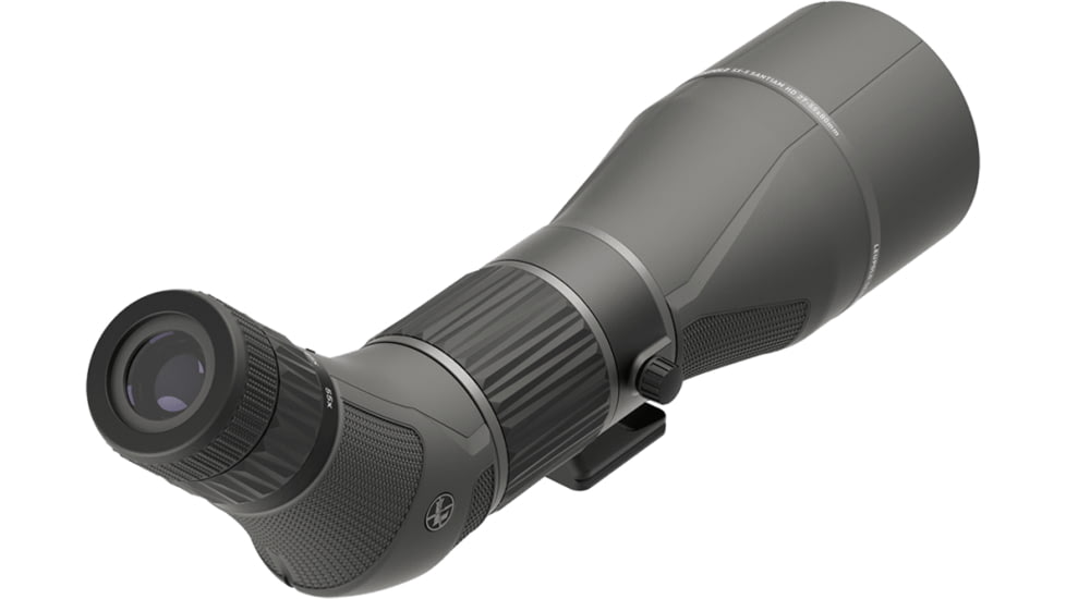 Leupold SX-5 Santiam HD 27-55x80 Spotting Scope, Angled, Grey/Black, 185605