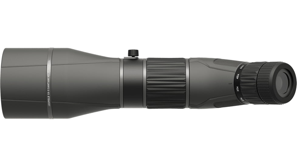 Leupold SX-5 Santiam HD 27-55x80 Spotting Scope, Angled, Grey/Black, 185605