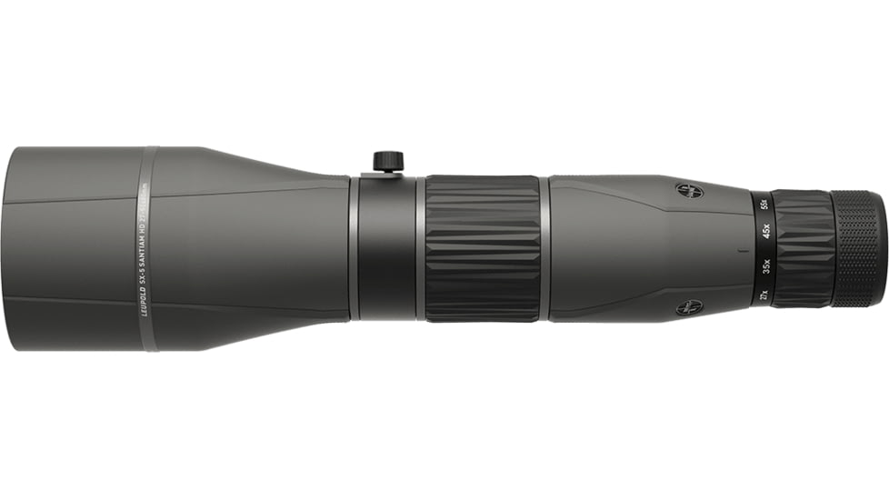 Leupold SX-5 Santiam HD 27-55x80 Spotting Scope, Straight, Grey/Black, 185604