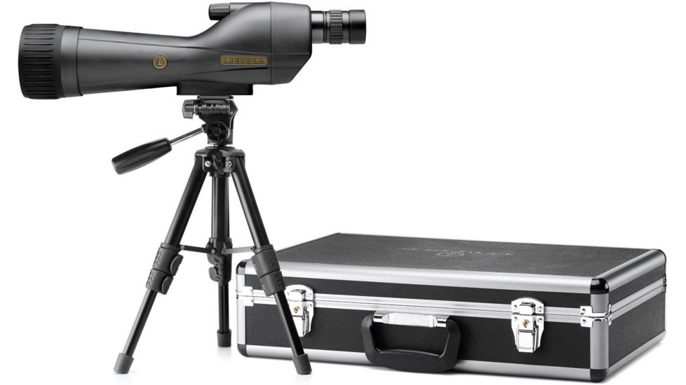 Demo,Leupold SX-1 Ventana 20-60x80mm Straight Kit, Black Spotting Scope with Case and Tripod 111362