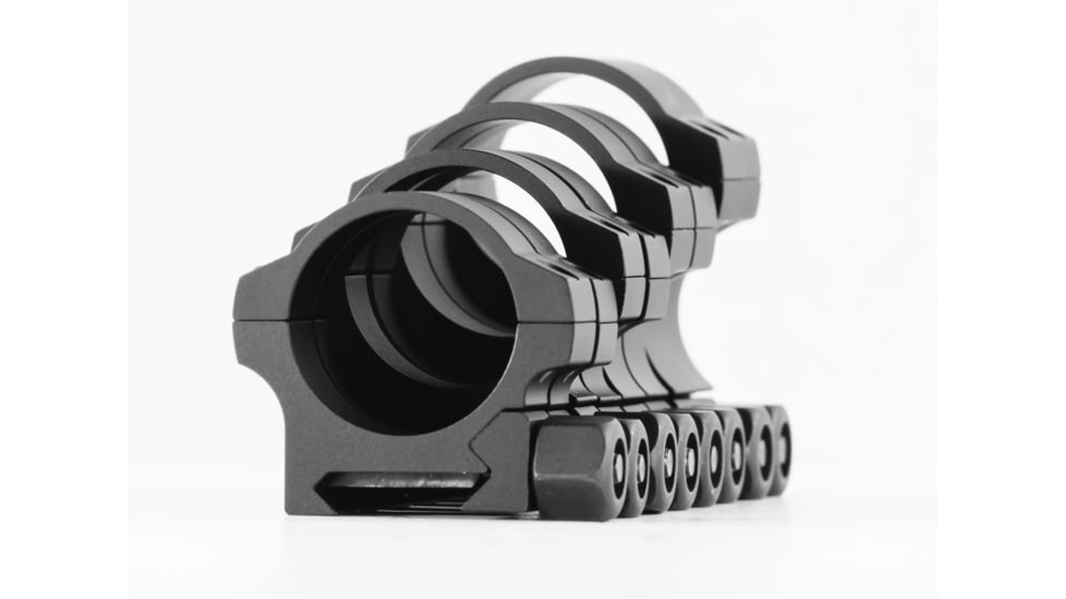 NightForce Standard Duty Rifle Scope Ring Set, Black, 30mm, 1.5in, Extra High, A419