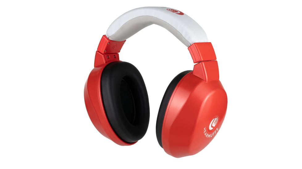 Lucid Audio Bluetooth HearMuffs for Children, Red, Adjustable, LA-KIDS-BT-RED