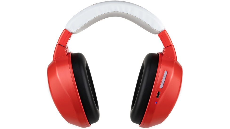 Lucid Audio Bluetooth HearMuffs for Children, Red, Adjustable, LA-KIDS-BT-RED