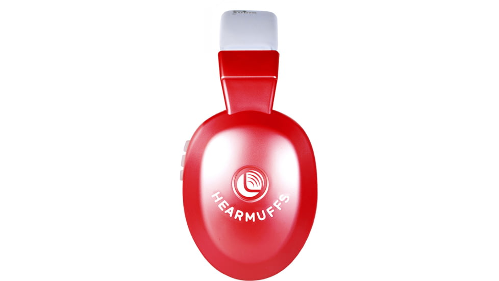 Lucid Audio Bluetooth HearMuffs for Children, Red, Adjustable, LA-KIDS-BT-RED