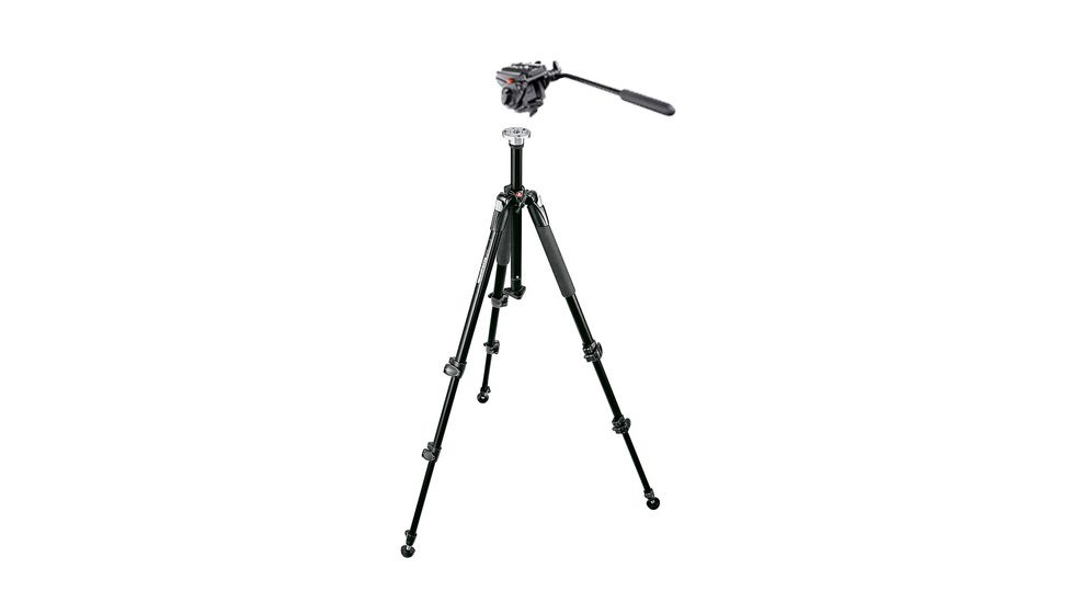 Manfrotto 190XWNBK and 701HDV kit