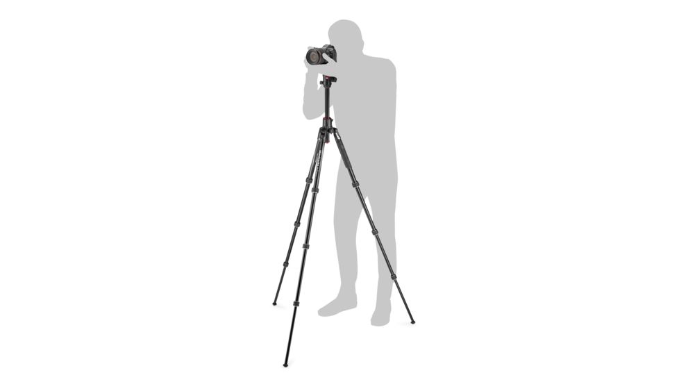 Manfrotto Befree GT XPRO Aluminum Travel Tripod, Black, Medium, MKBFRA4GTXP-BUS