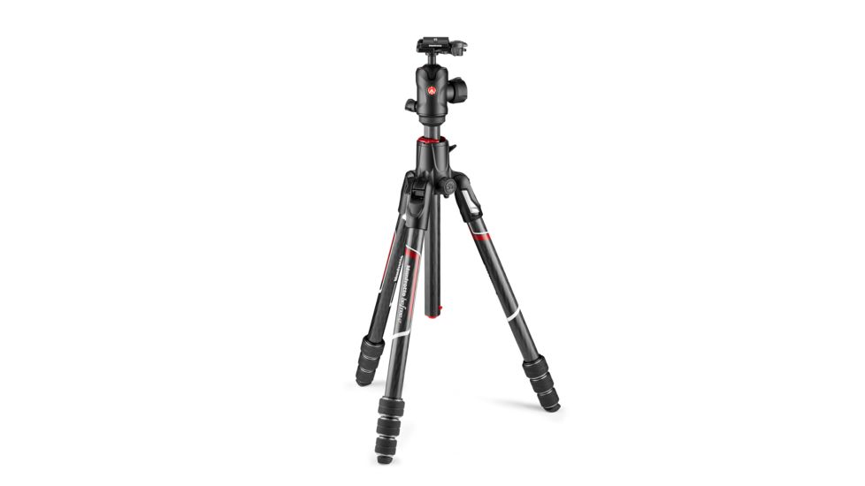 Manfrotto Befree GT XPRO Carbon Fiber Travel Tripod, Black, Medium, MKBFRC4GTXP-BUS