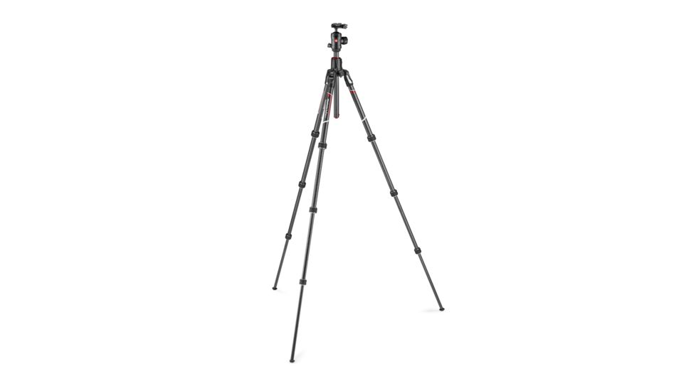 Manfrotto Befree GT XPRO Carbon Fiber Travel Tripod, Black, Medium, MKBFRC4GTXP-BUS