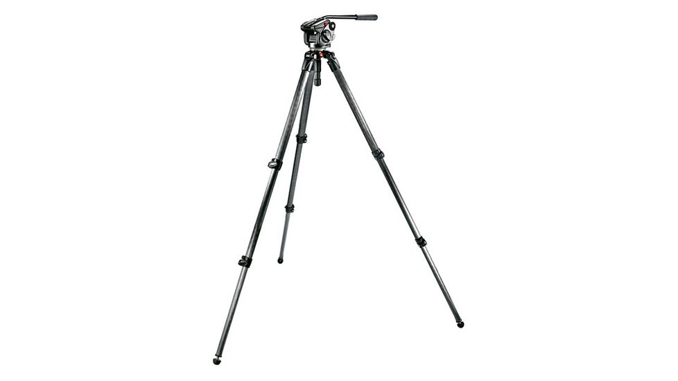 Manfrotto Bogen Manfrotto 501HDV Pro Video Head+535 CF Tripod+MBAG100P 501HDV-535K