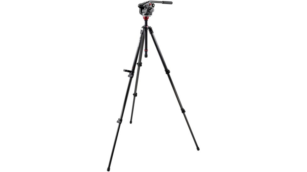 Manfrotto Bogen Manfrotto 501HDV Pro Video Head+755CX3 Carbon Fiber Tripod+MBAG80P 501HDV-755CX3K