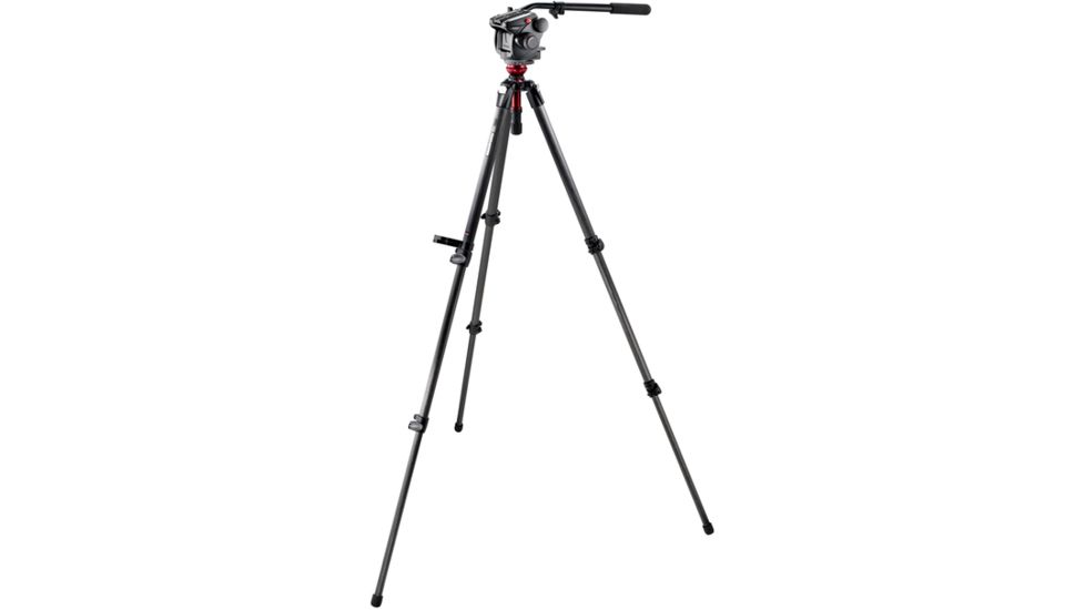Manfrotto Bogen Manfrotto 503HDV Pro Fluid Video Head+745CX3 Carbon Fiber Tripod+ PBag 503HDV-745CX3K
