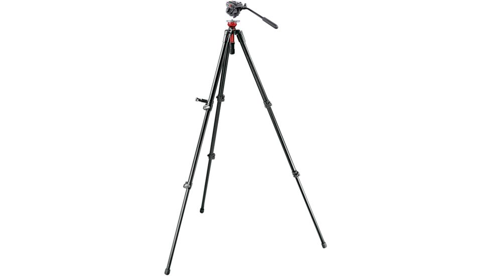 Manfrotto Bogen Manfrotto 701HDV Pro Video Head+745XB MDEVE Aluminum Tripod+MBAG80 701HDV-745XBK