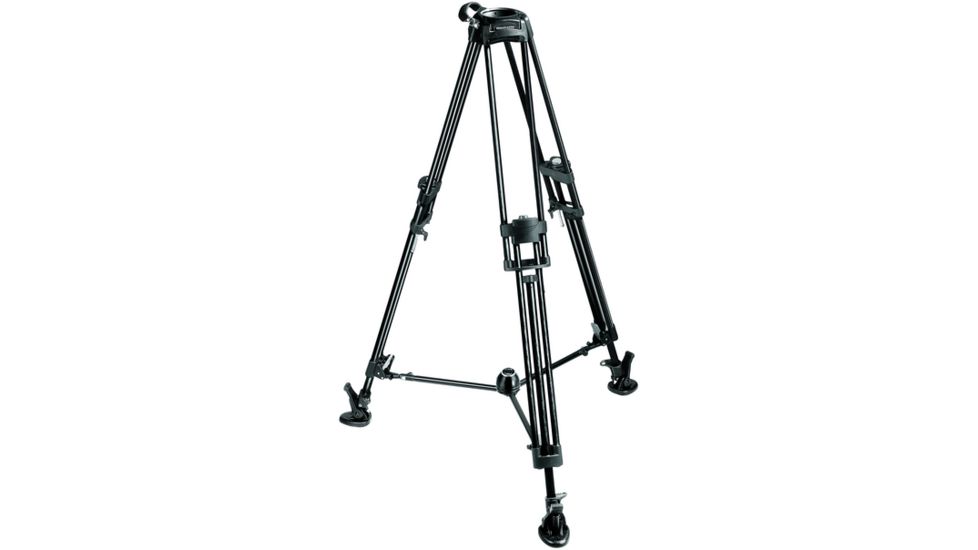 Manfrotto Bogen Manfrotto Road Runner Aluminum Video Tripod with 75mm + 100mm Bowl 532ART