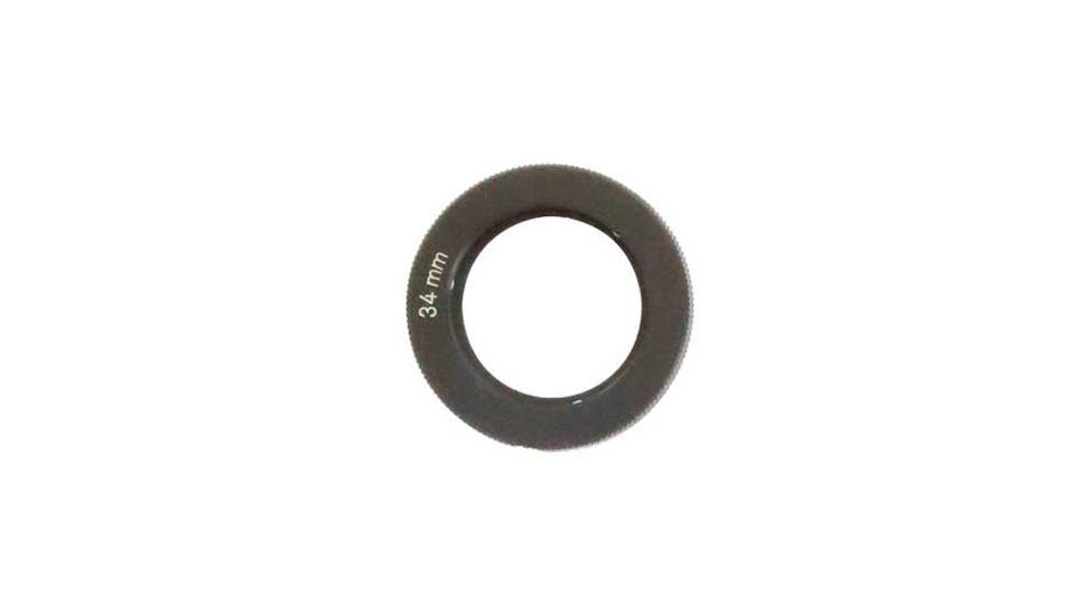 March Scopes Middle Focus Wheels for Non-Illuminated Models, 34mm, Black, NSN None, 2-DB341-0